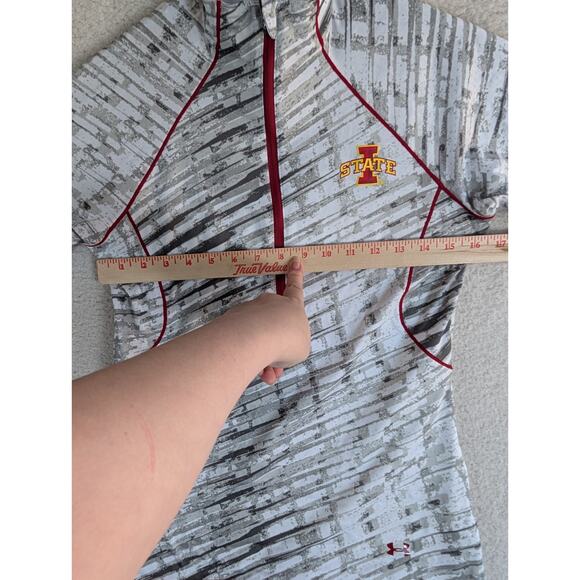 Under Armour ISU Cyclones Shirt Top Womens Medium Iowa State University 1/4 Zip - Picture 5 of 16